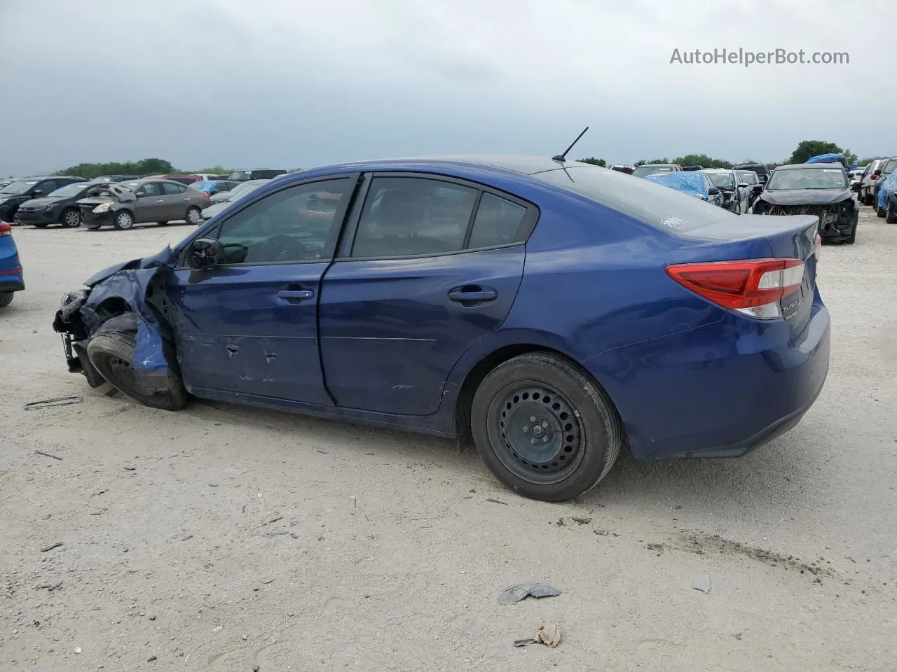 2018 Subaru Impreza  Синий vin: 4S3GKAA6XJ3624762