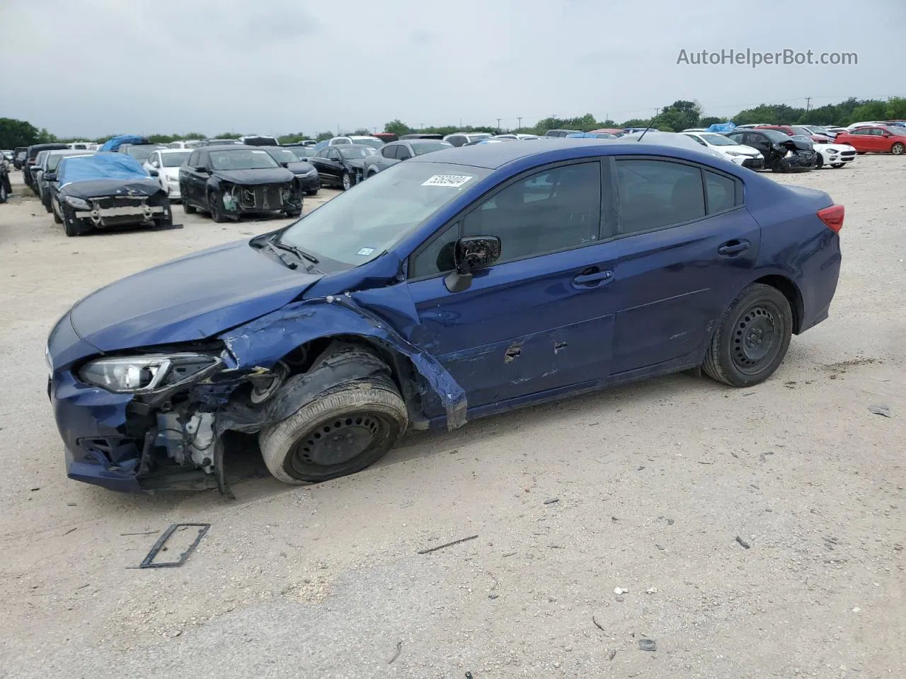 2018 Subaru Impreza  Blue vin: 4S3GKAA6XJ3624762