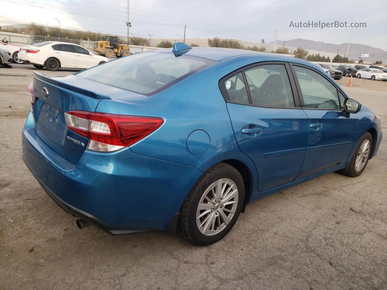 2018 Subaru Impreza Premium Blue vin: 4S3GKAB61J3621098