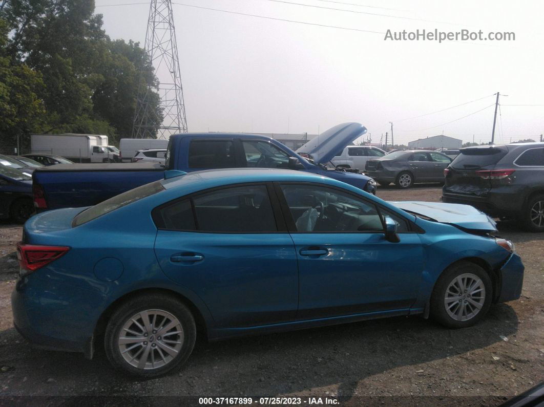 2018 Subaru Impreza Premium Blue vin: 4S3GKAB61J3621148