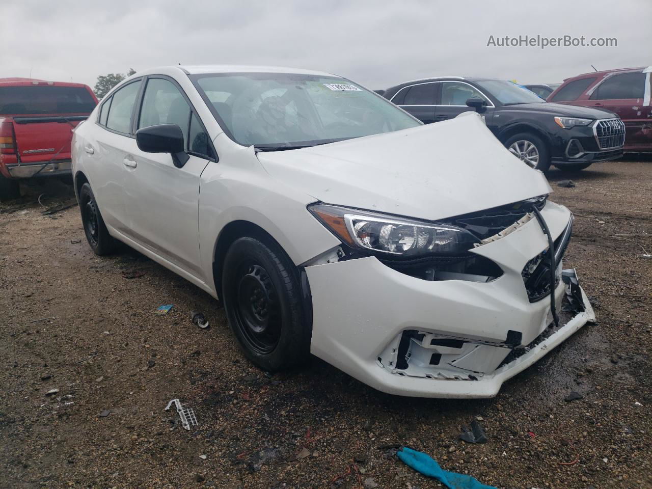 2021 Subaru Impreza  White vin: 4S3GKAB61M3603589