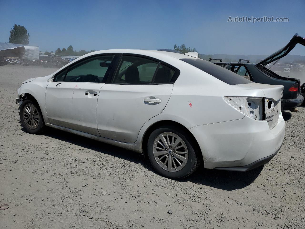 2018 Subaru Impreza Premium White vin: 4S3GKAB63J3602343