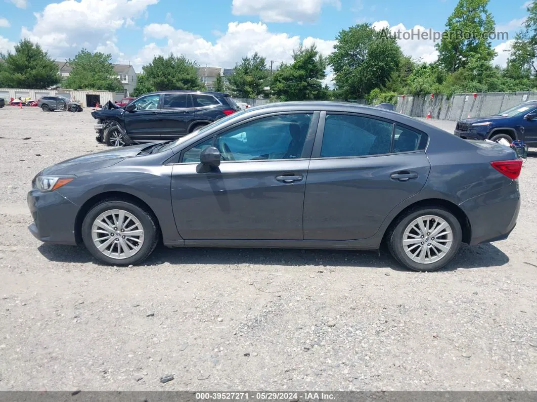 2018 Subaru Impreza 2.0i Premium Gray vin: 4S3GKAB63J3605355