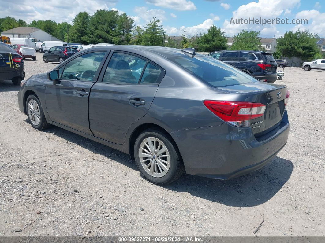 2018 Subaru Impreza 2.0i Premium Gray vin: 4S3GKAB63J3605355