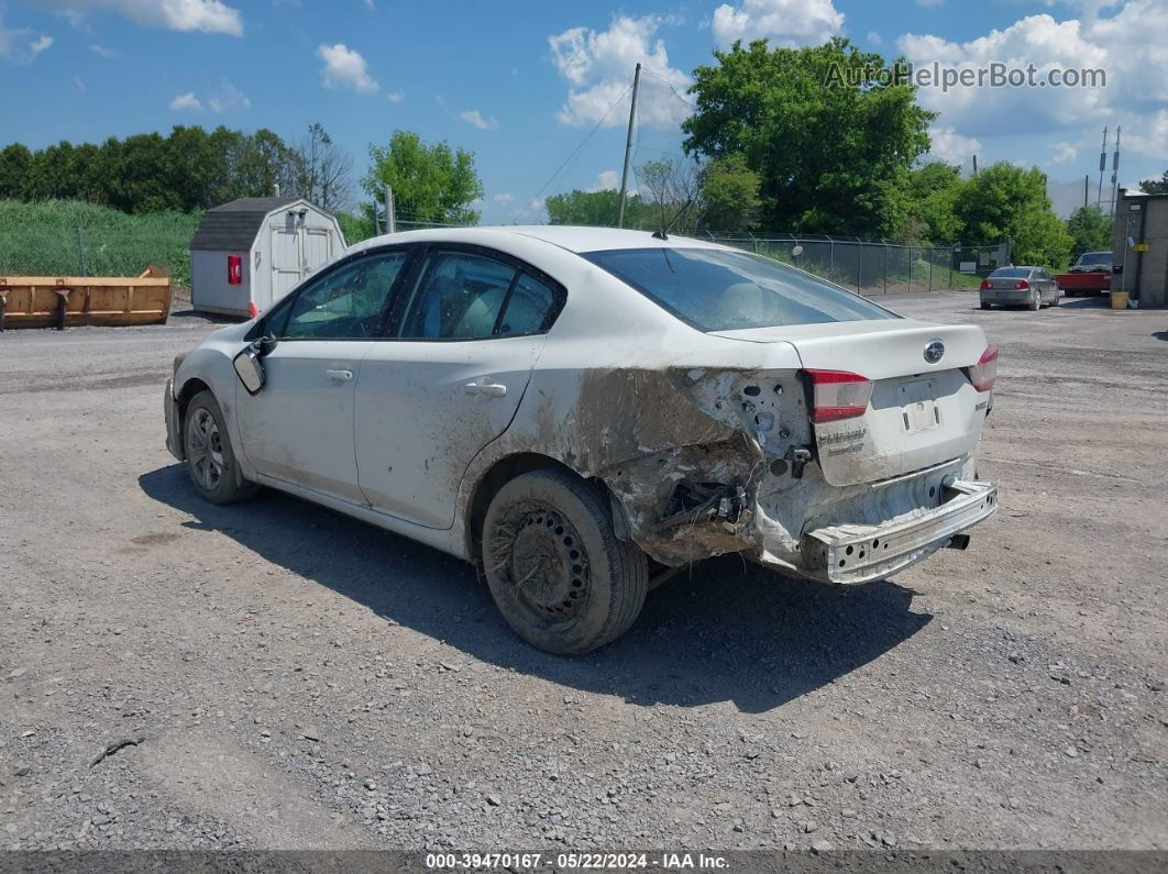 2021 Subaru Impreza Sedan White vin: 4S3GKAB63M3600936