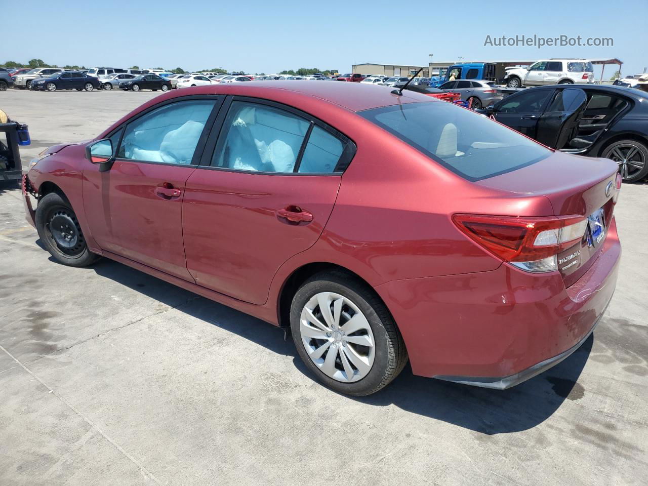 2021 Subaru Impreza  Red vin: 4S3GKAB64M3603229