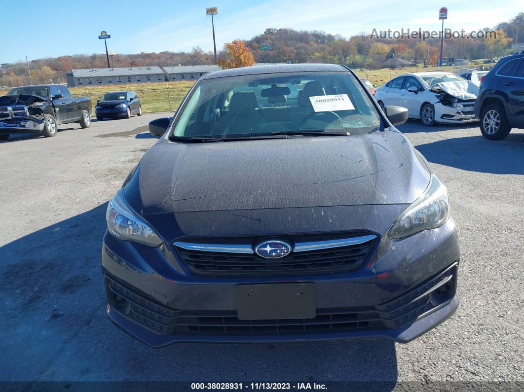 2021 Subaru Impreza Base (cvt) Blue vin: 4S3GKAB64M3606776