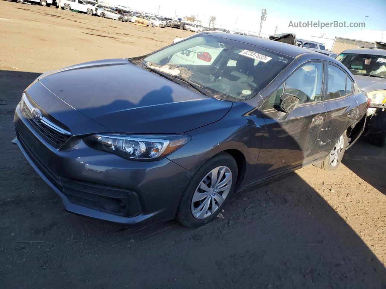 2021 Subaru Impreza  Charcoal vin: 4S3GKAB65M3600565