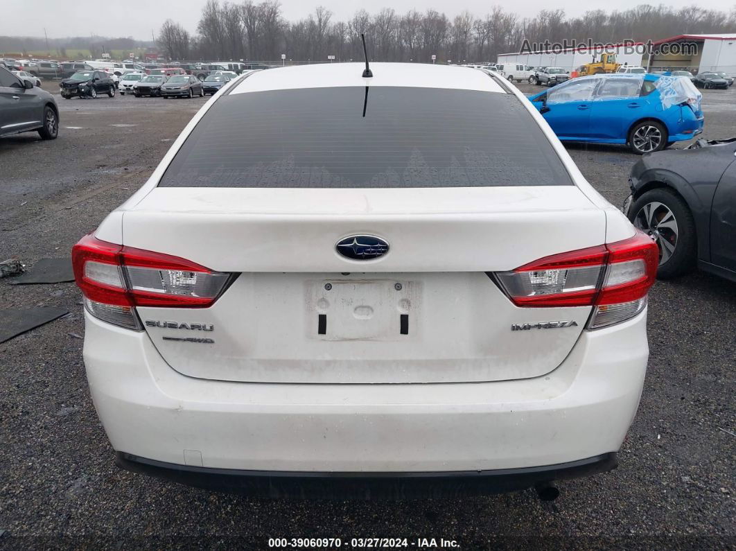 2021 Subaru Impreza Sedan White vin: 4S3GKAB65M3604499