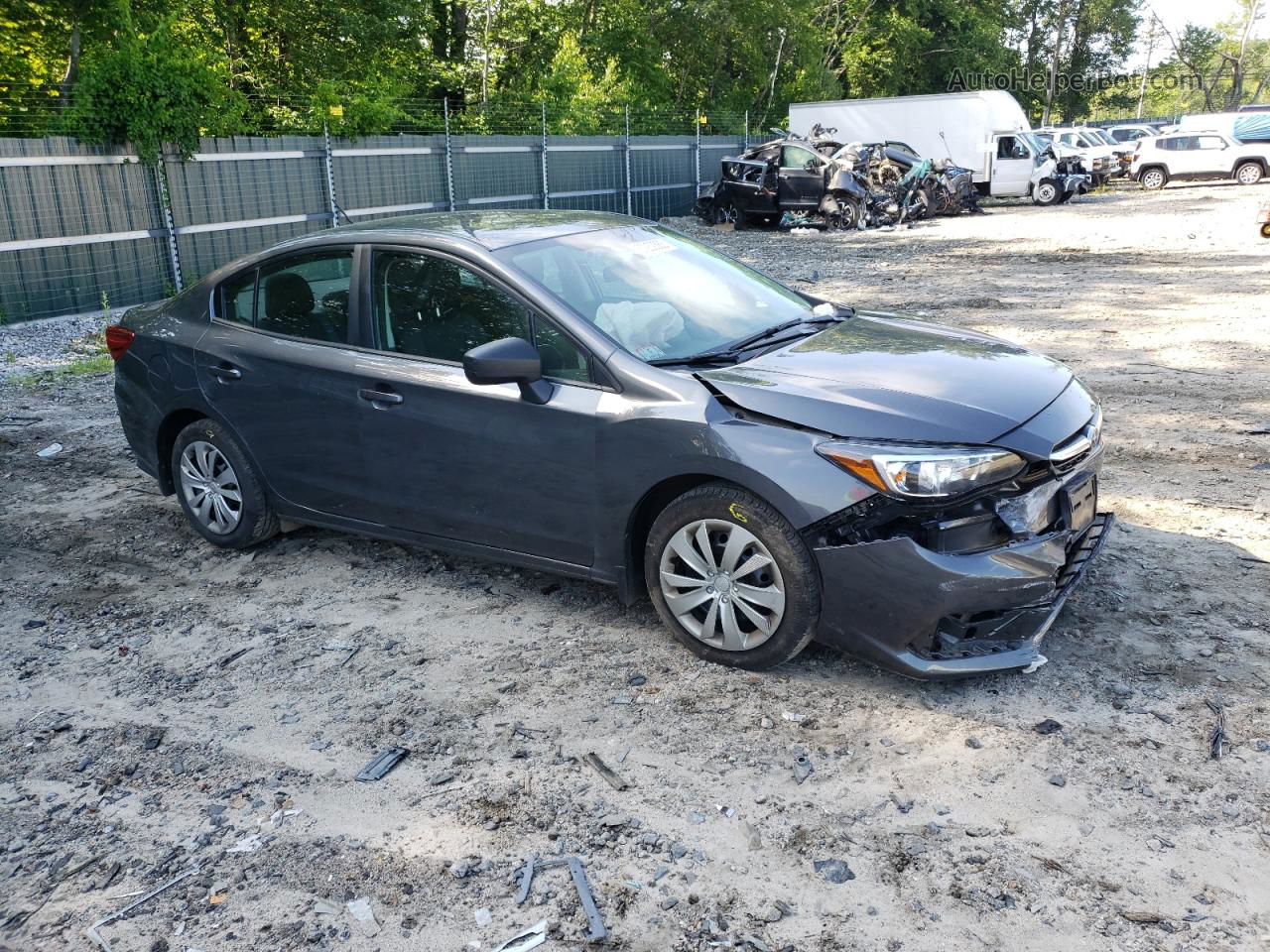 2021 Subaru Impreza  Серый vin: 4S3GKAB65M3605751