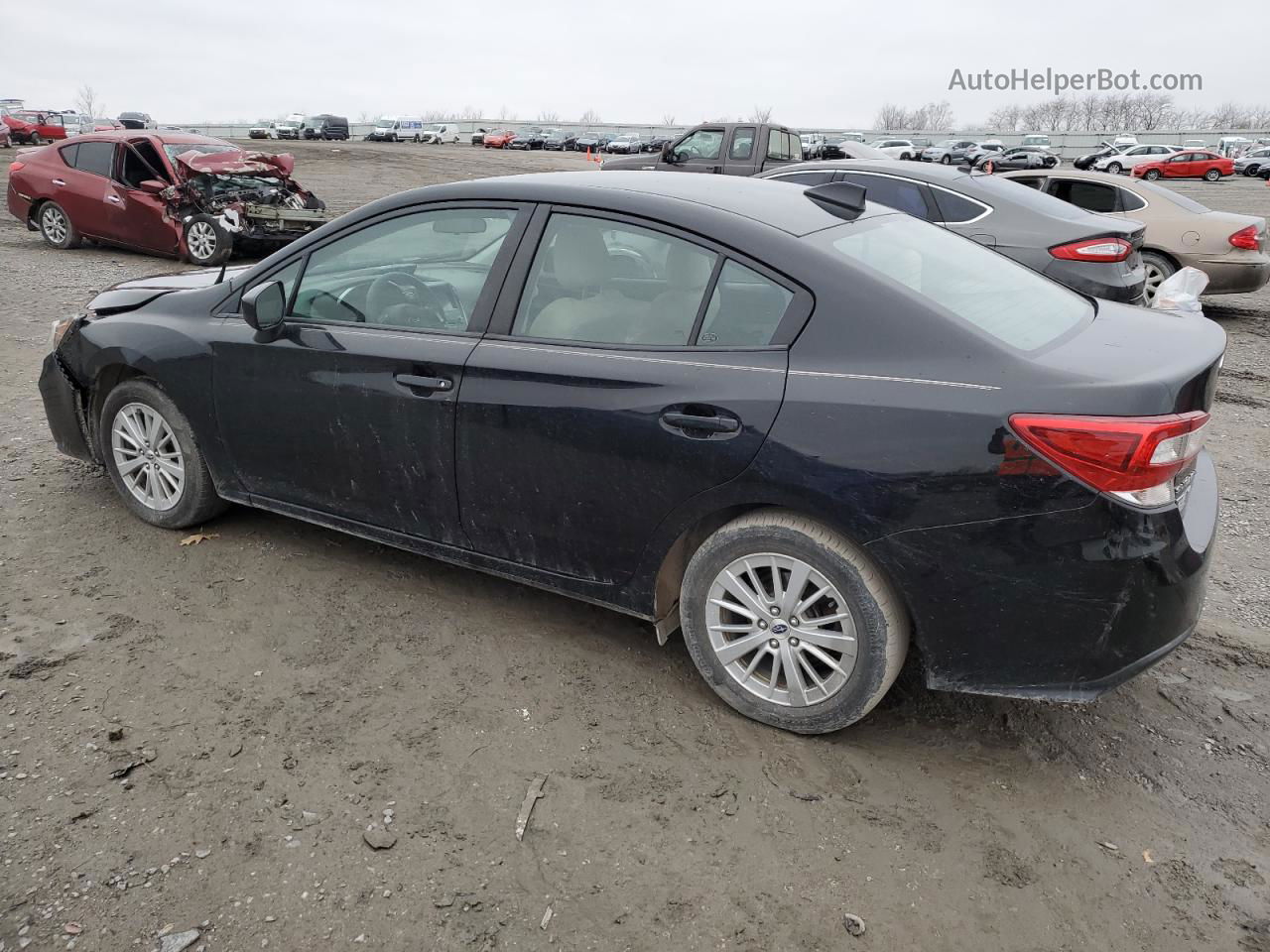 2018 Subaru Impreza Premium Black vin: 4S3GKAB66J3619508