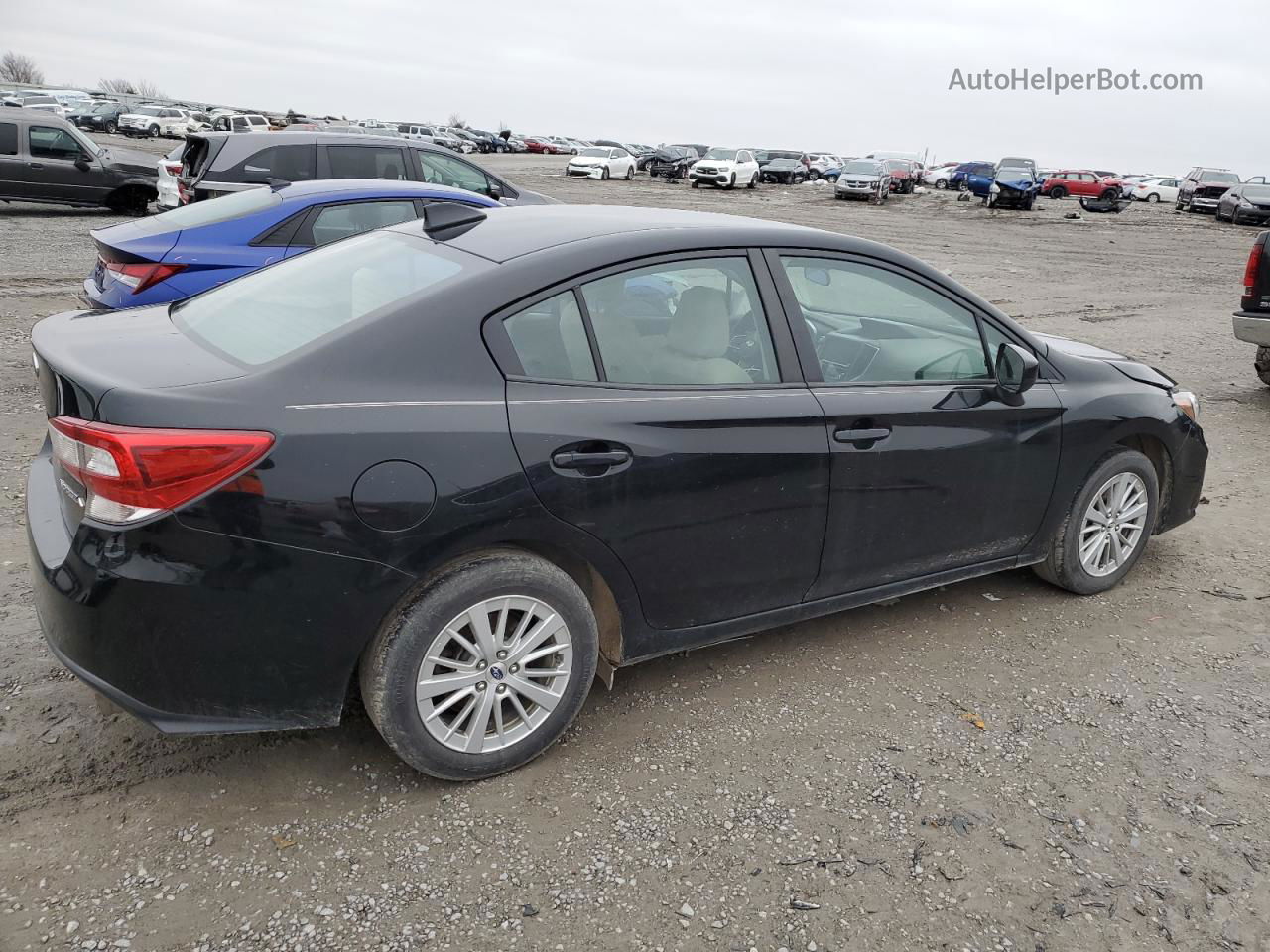 2018 Subaru Impreza Premium Black vin: 4S3GKAB66J3619508