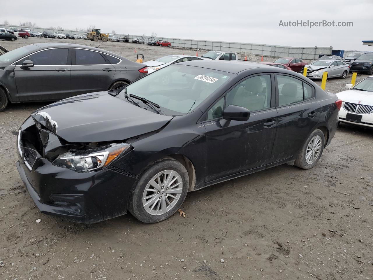 2018 Subaru Impreza Premium Black vin: 4S3GKAB66J3619508