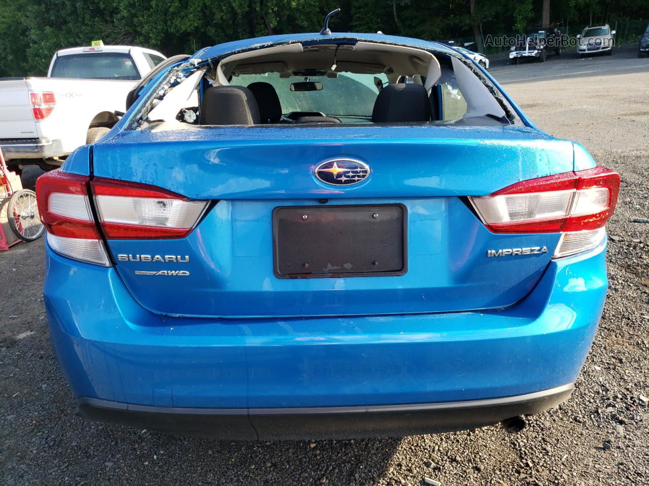 2021 Subaru Impreza  Blue vin: 4S3GKAB66M3601949