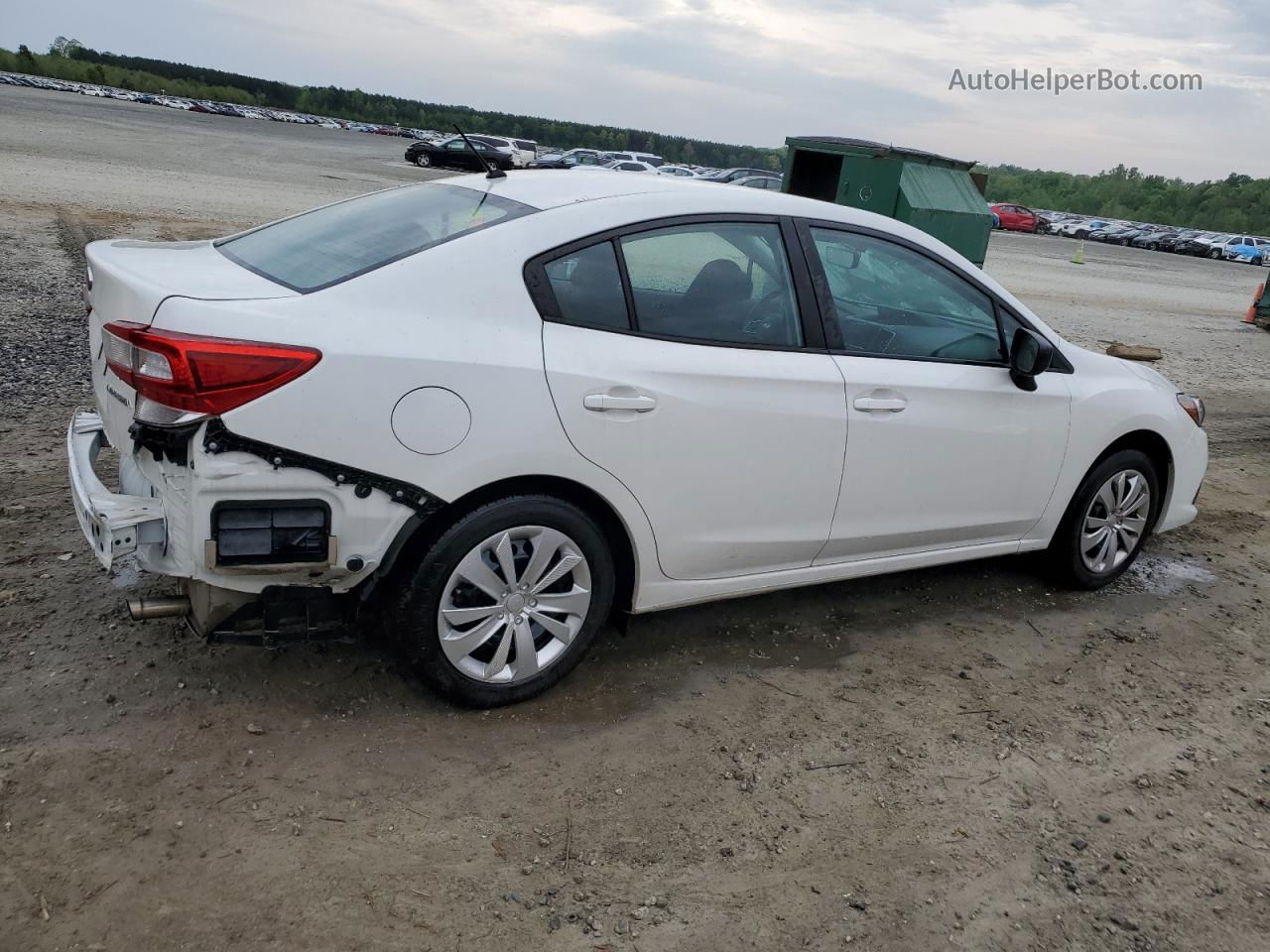 2021 Subaru Impreza  White vin: 4S3GKAB67M3602348