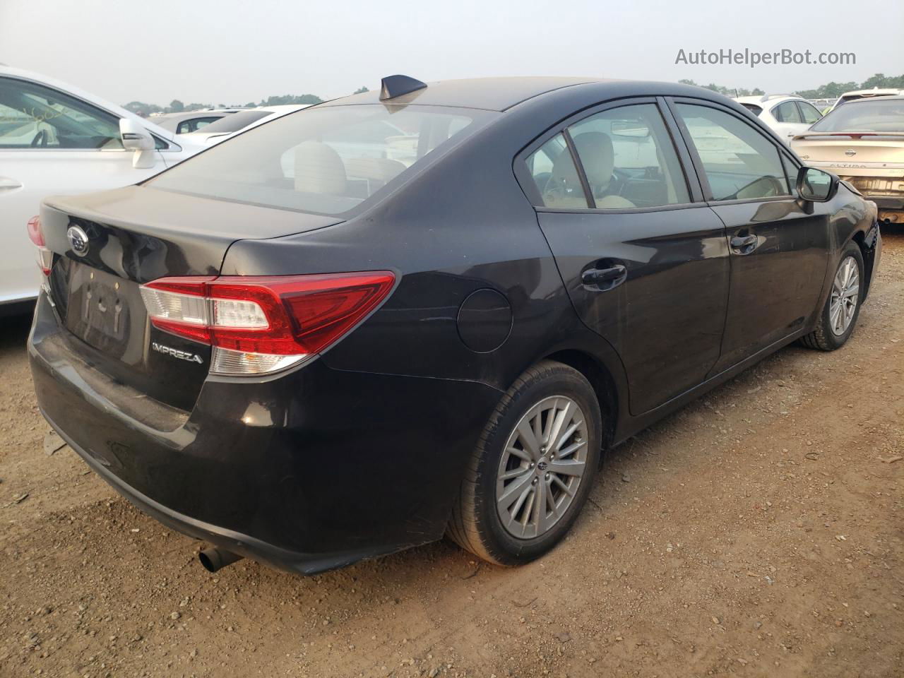 2018 Subaru Impreza Premium Black vin: 4S3GKAB68J3601317