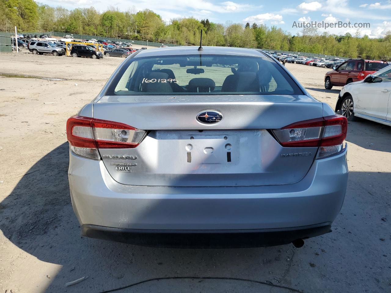 2021 Subaru Impreza  Silver vin: 4S3GKAB68M3607350