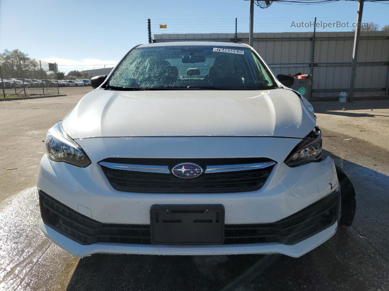 2021 Subaru Impreza  White vin: 4S3GKAB69M3600925