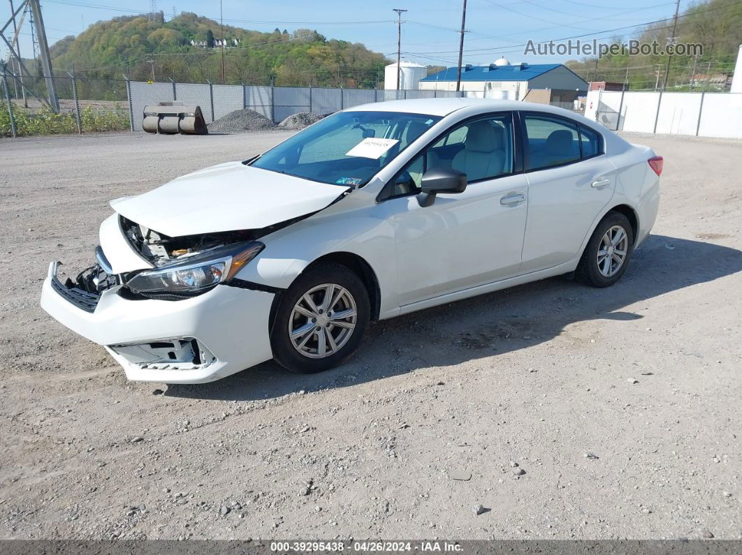 2021 Subaru Impreza Sedan White vin: 4S3GKAB6XM3602893