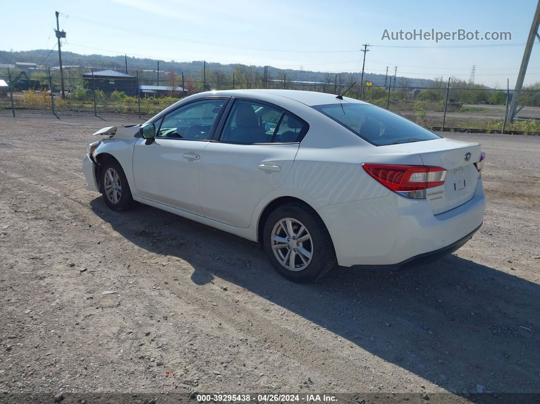 2021 Subaru Impreza Sedan White vin: 4S3GKAB6XM3602893