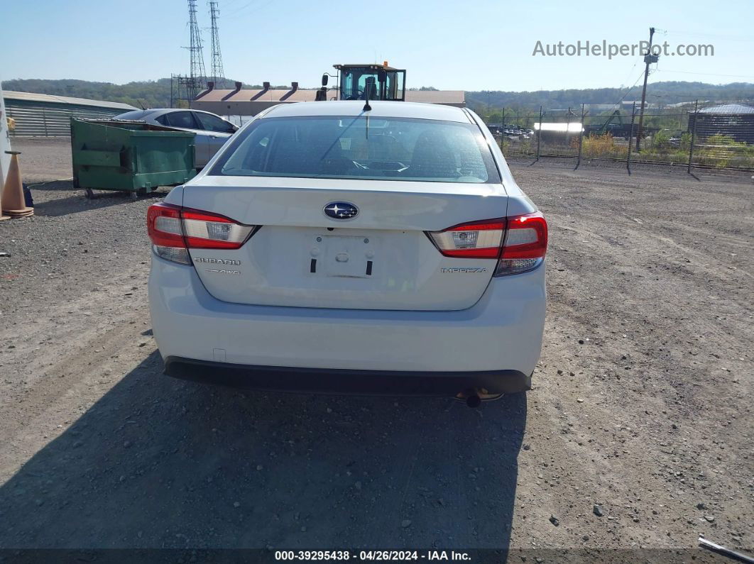 2021 Subaru Impreza Sedan White vin: 4S3GKAB6XM3602893