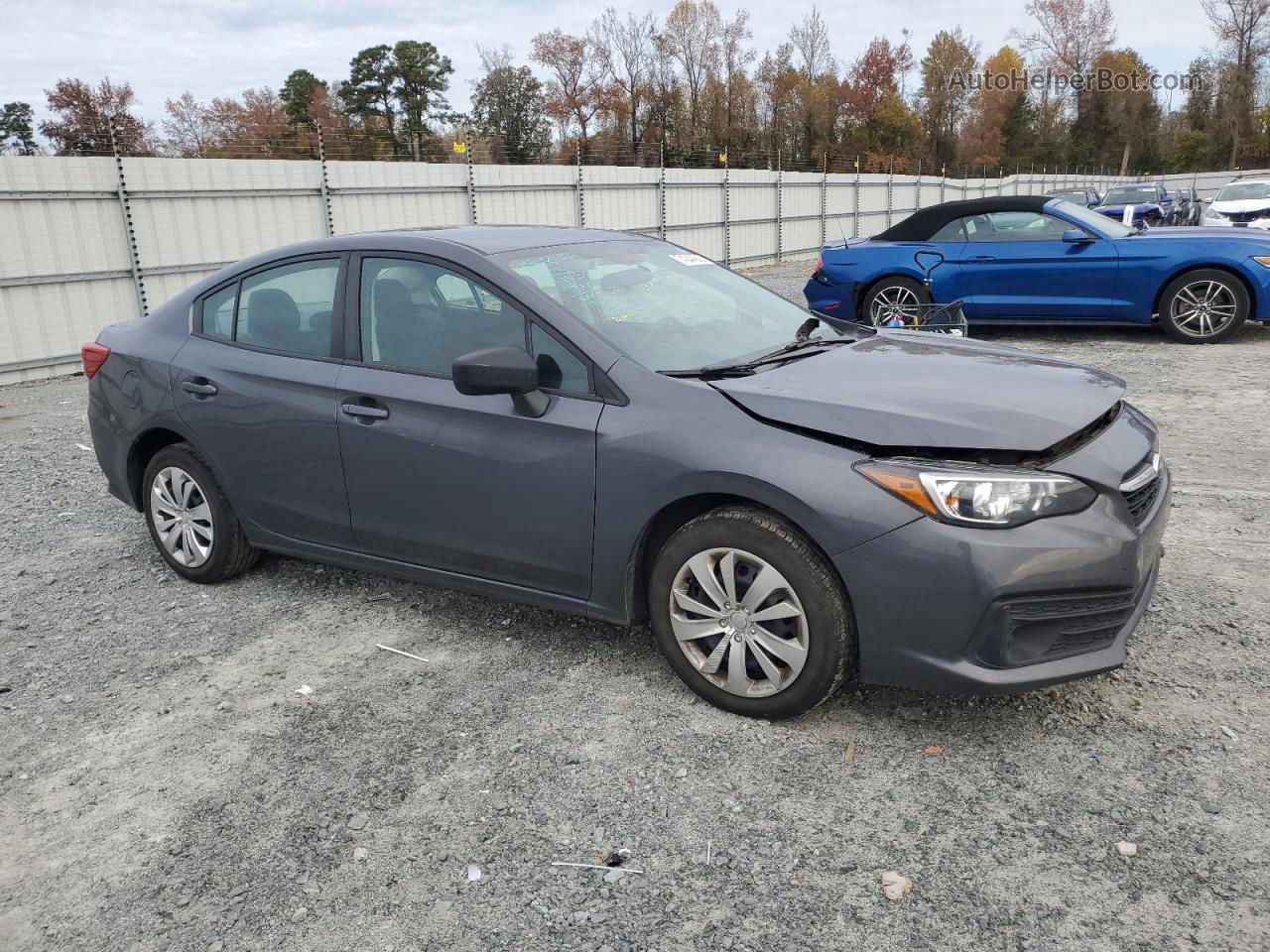 2021 Subaru Impreza  Gray vin: 4S3GKAB6XM3603168