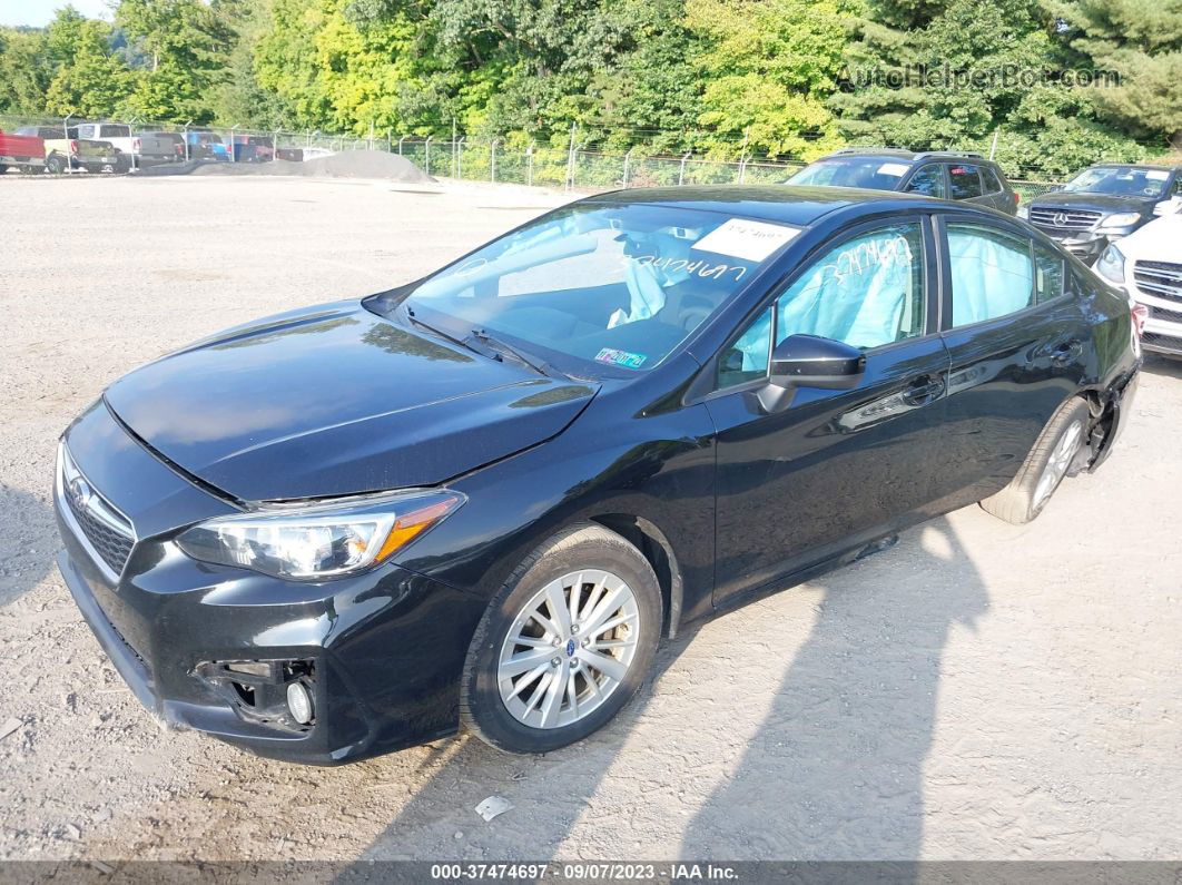 2018 Subaru Impreza Premium Black vin: 4S3GKAD60J3606864