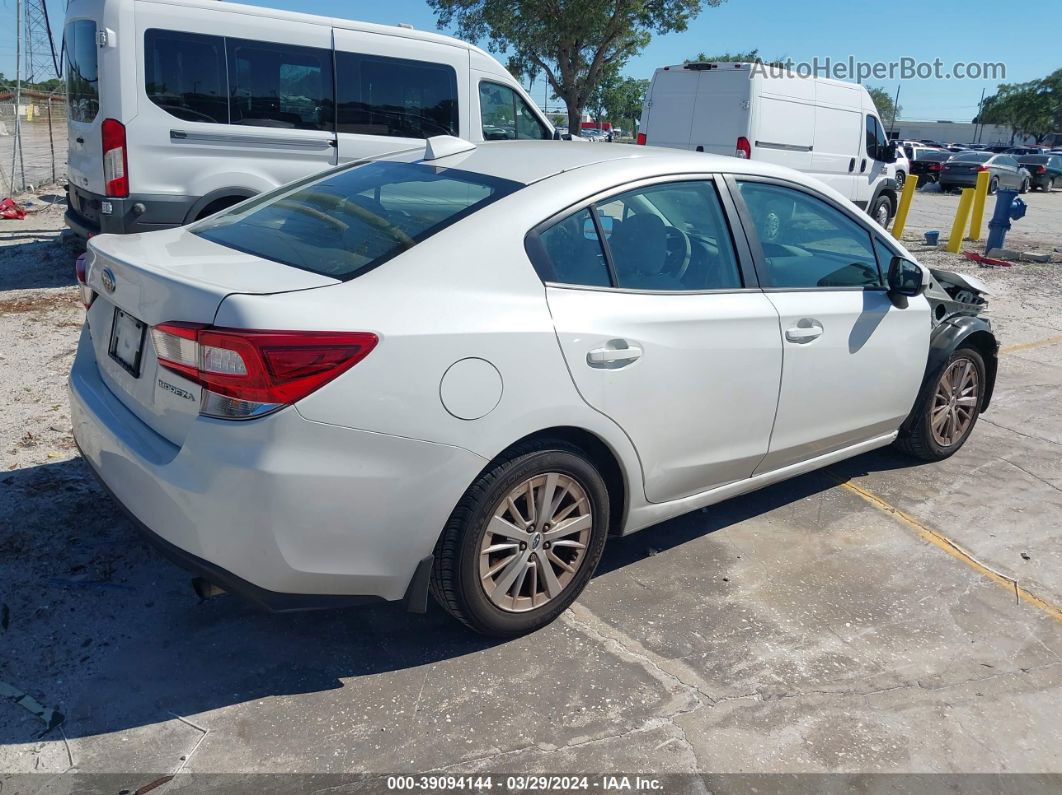 2018 Subaru Impreza 2.0i Premium White vin: 4S3GKAD61J3605982