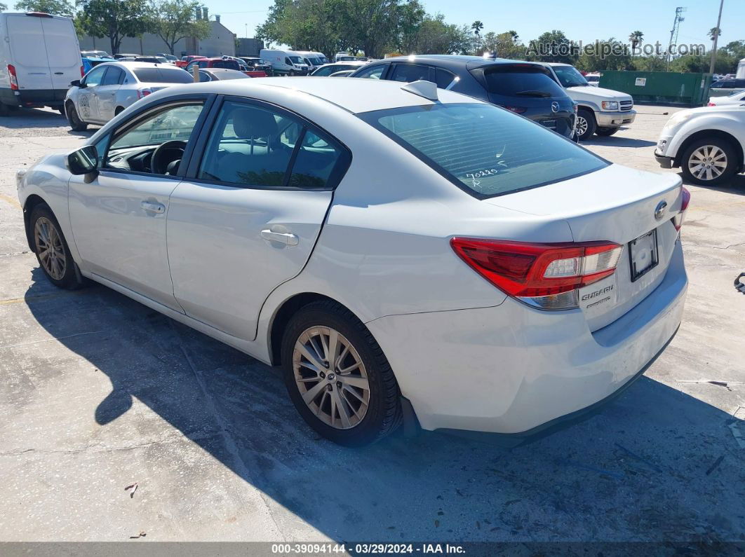 2018 Subaru Impreza 2.0i Premium White vin: 4S3GKAD61J3605982