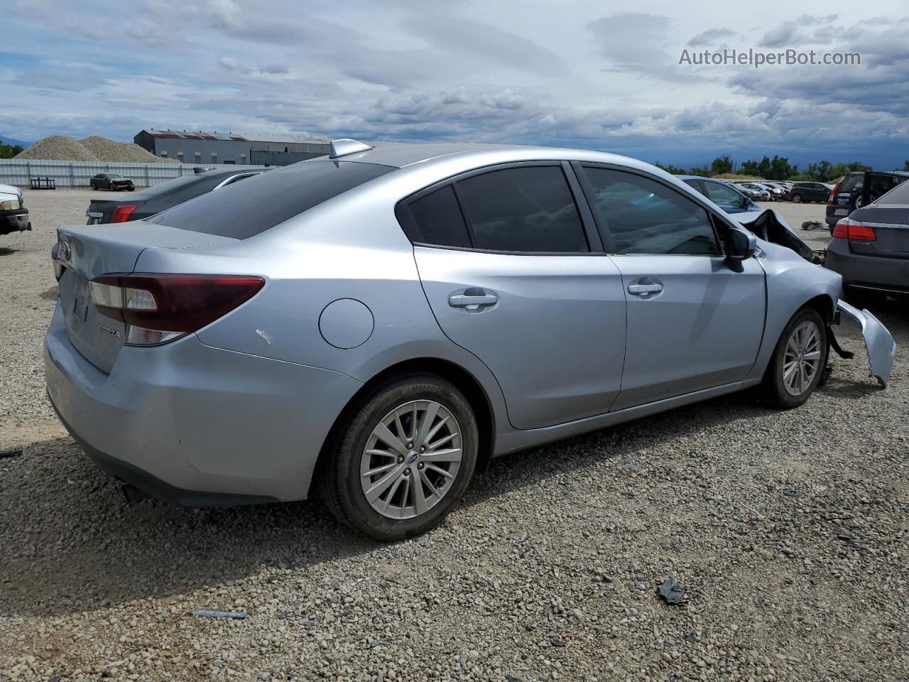 2018 Subaru Impreza Premium Plus Серебряный vin: 4S3GKAD63J3624744