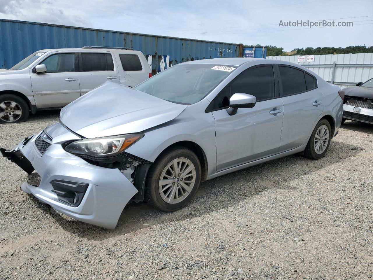 2018 Subaru Impreza Premium Plus Silver vin: 4S3GKAD63J3624744