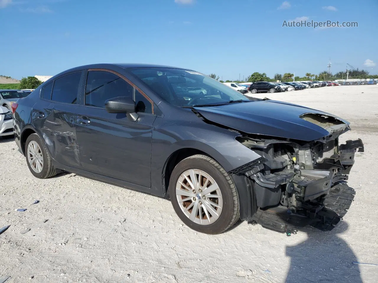 2018 Subaru Impreza Premium Plus Charcoal vin: 4S3GKAD64J3614305