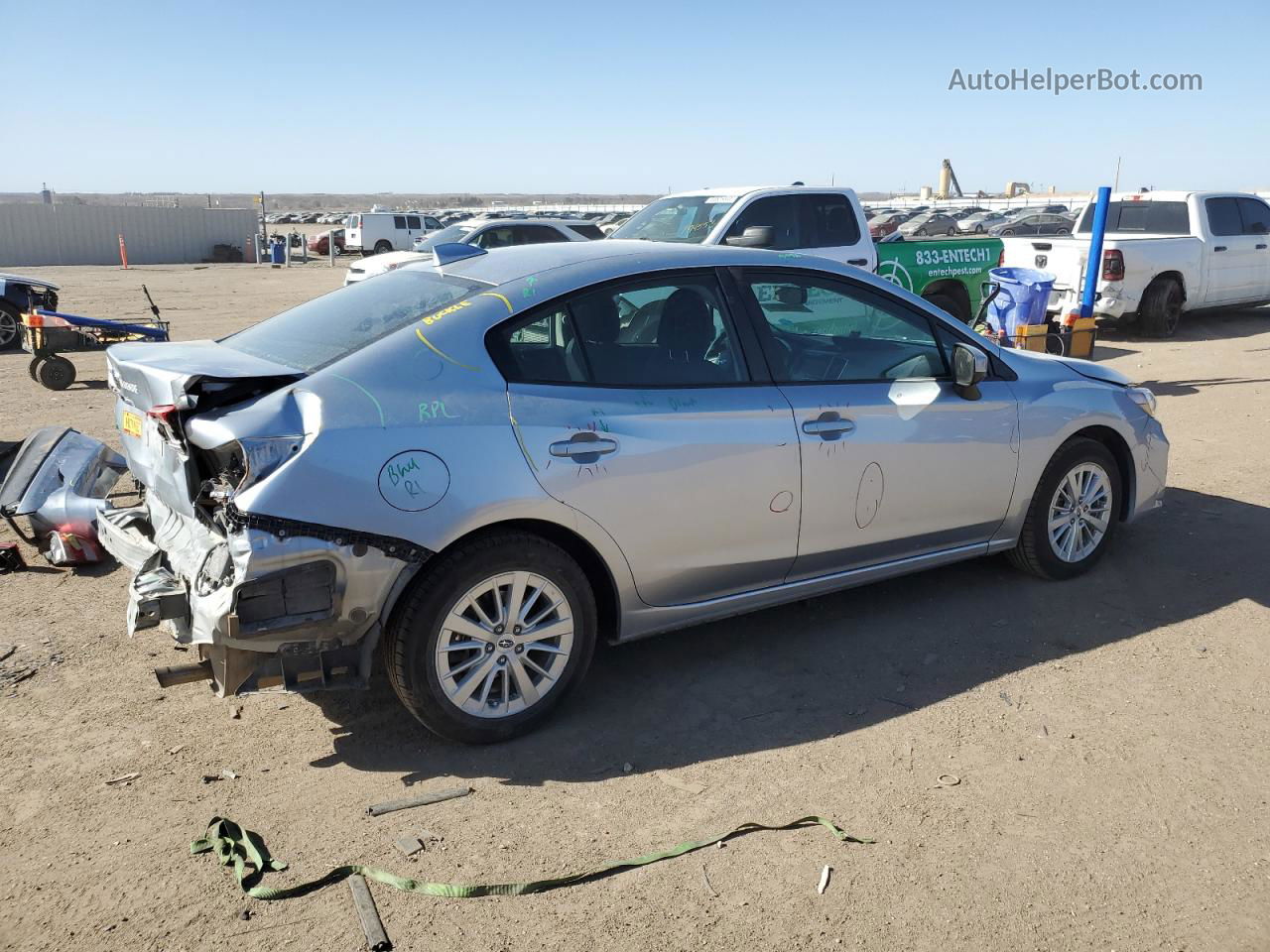 2018 Subaru Impreza Premium Plus Silver vin: 4S3GKAD64J3614417