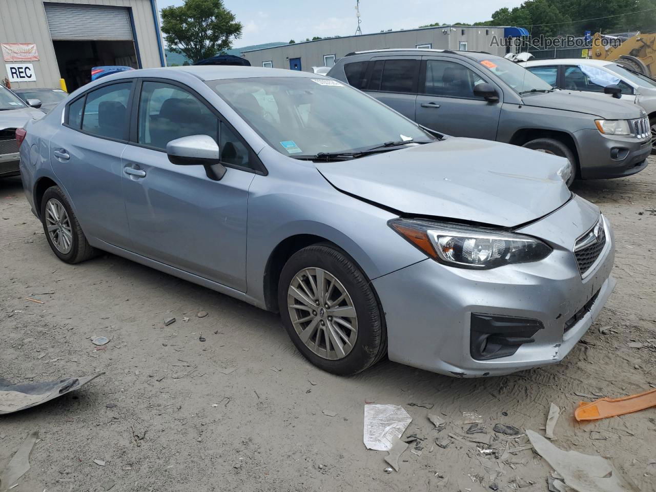 2018 Subaru Impreza Premium Plus Blue vin: 4S3GKAD64J3621934