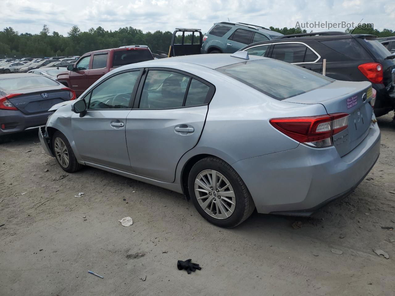 2018 Subaru Impreza Premium Plus Blue vin: 4S3GKAD64J3621934