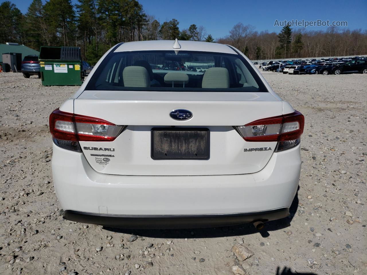 2021 Subaru Impreza Premium White vin: 4S3GKAD64M3600781