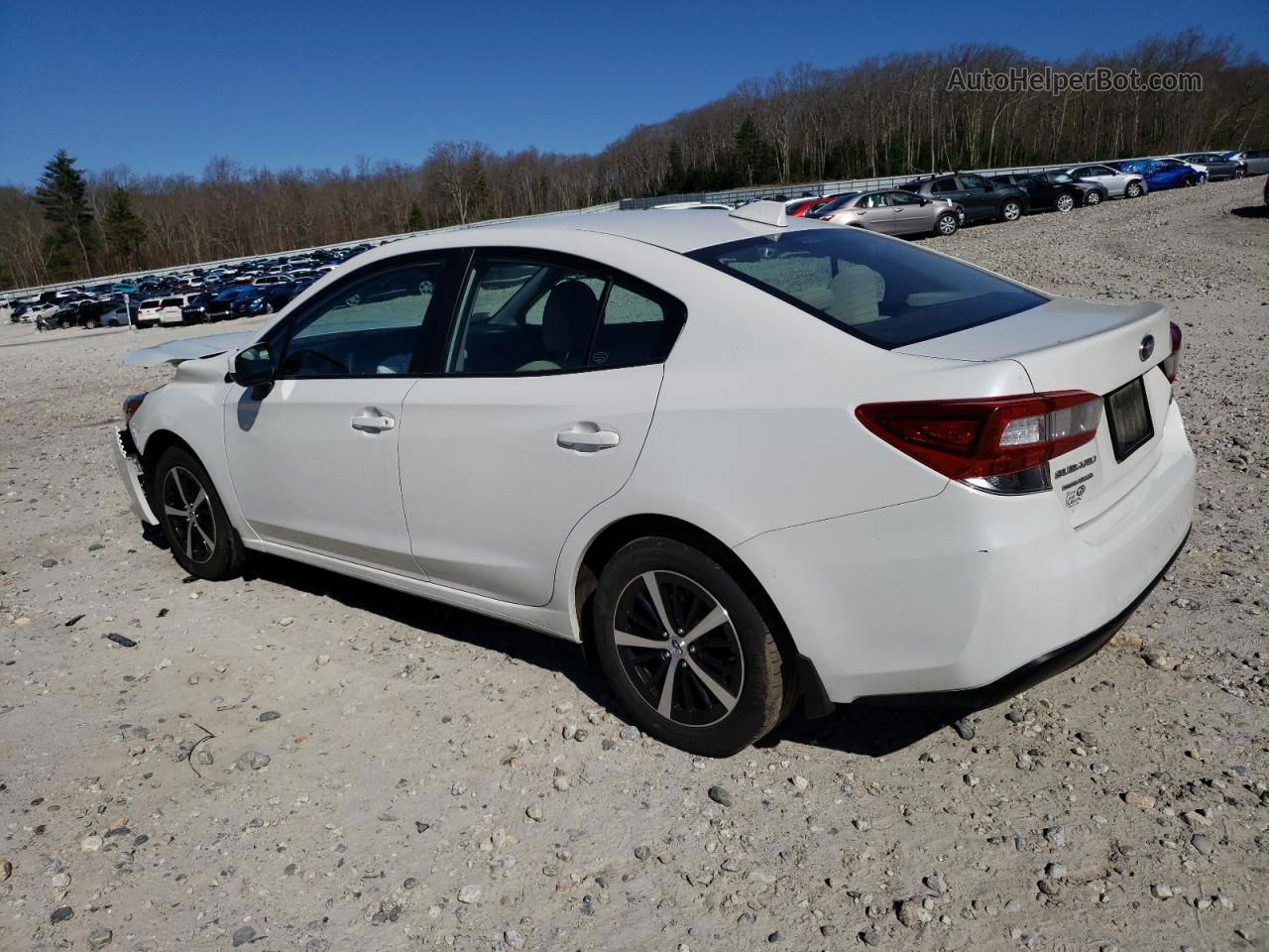 2021 Subaru Impreza Premium White vin: 4S3GKAD64M3600781