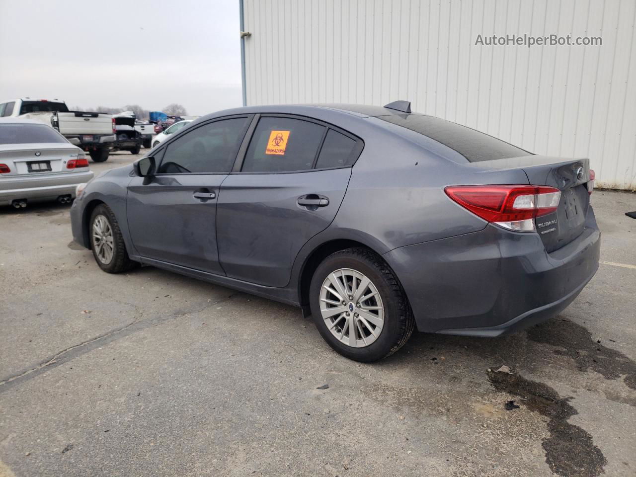 2018 Subaru Impreza Premium Plus Синий vin: 4S3GKAD65J3615348