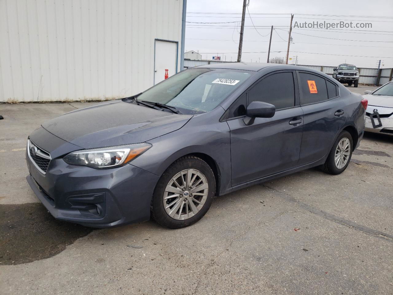 2018 Subaru Impreza Premium Plus Blue vin: 4S3GKAD65J3615348