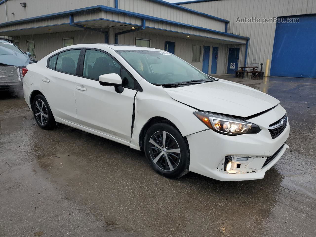 2021 Subaru Impreza Premium White vin: 4S3GKAD65M3607173