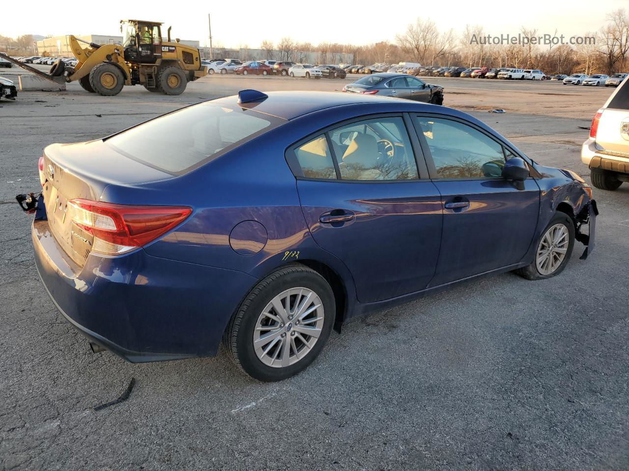 2018 Subaru Impreza Premium Plus Blue vin: 4S3GKAD66J3612510