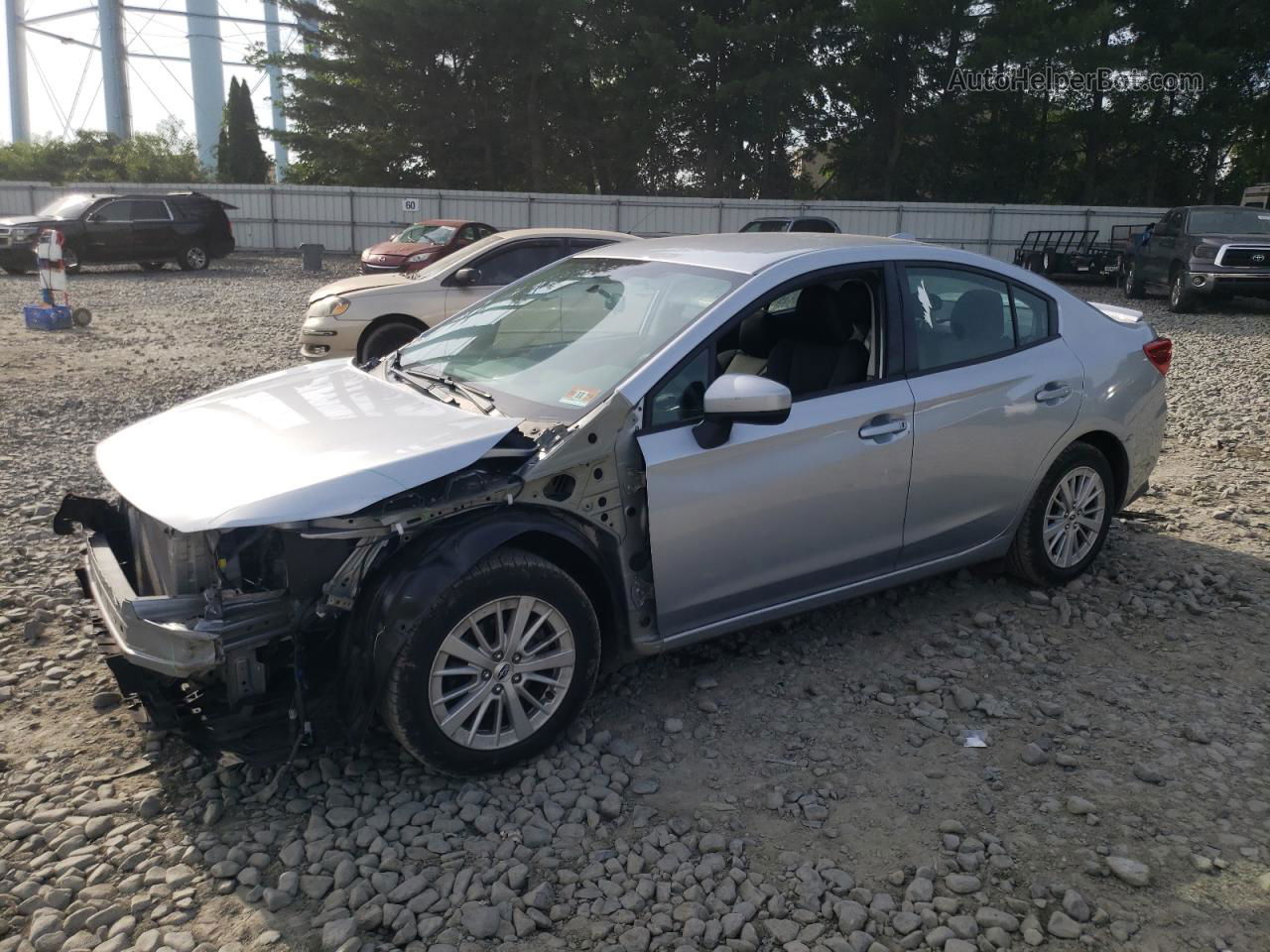 2018 Subaru Impreza Premium Plus Silver vin: 4S3GKAD69J3601758