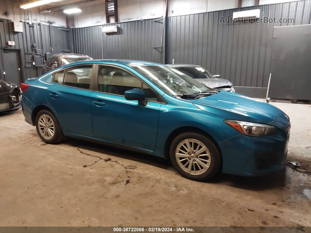 2018 Subaru Impreza 2.0i Premium Blue vin: 4S3GKAD69J3609343