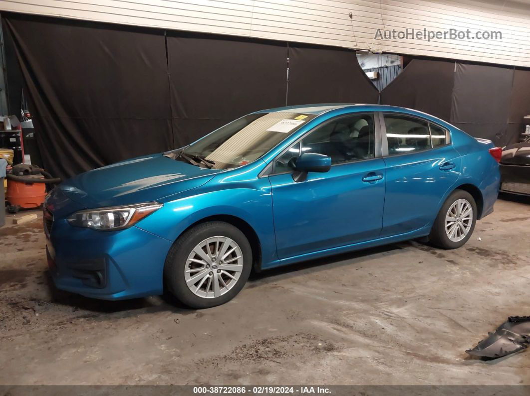 2018 Subaru Impreza 2.0i Premium Синий vin: 4S3GKAD69J3609343