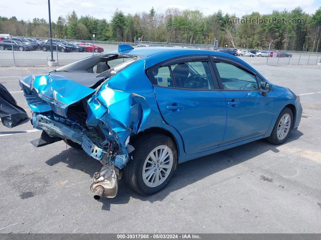 2018 Subaru Impreza 2.0i Premium Blue vin: 4S3GKAD69J3618401