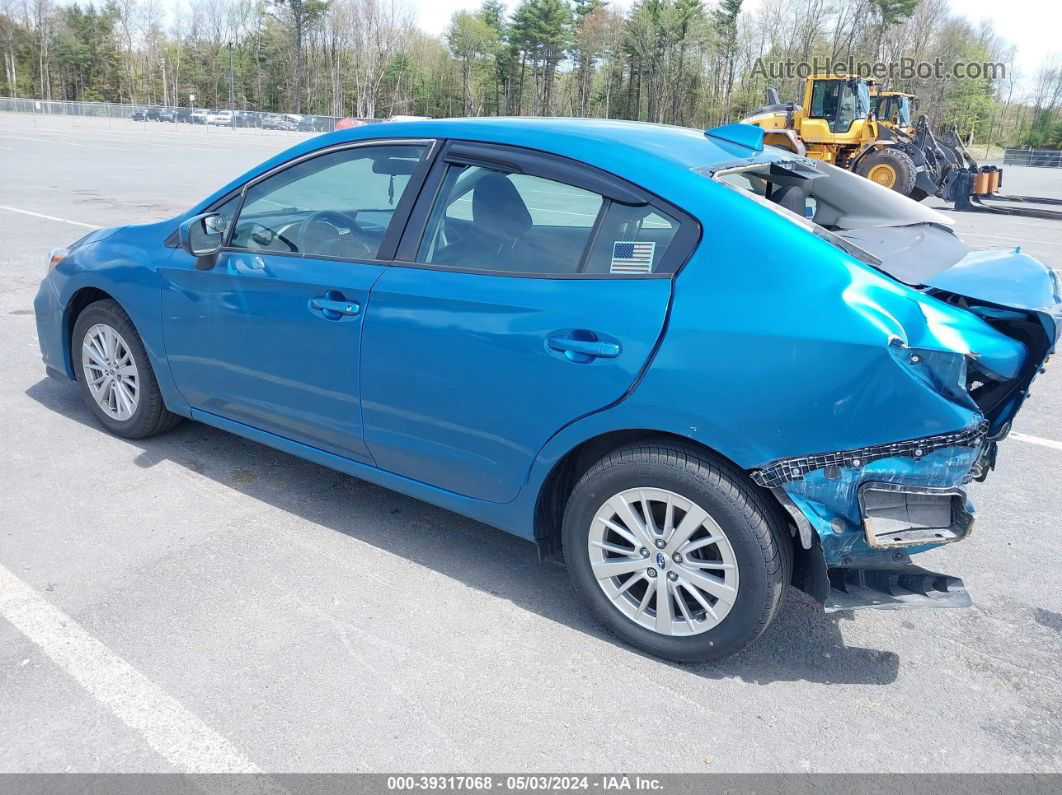 2018 Subaru Impreza 2.0i Premium Blue vin: 4S3GKAD69J3618401