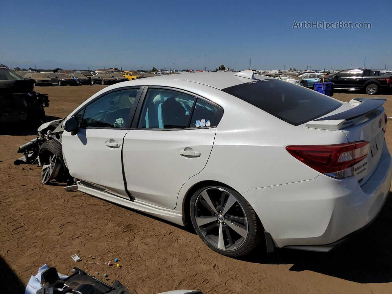 2018 Subaru Impreza Sport White vin: 4S3GKAK61J3609761