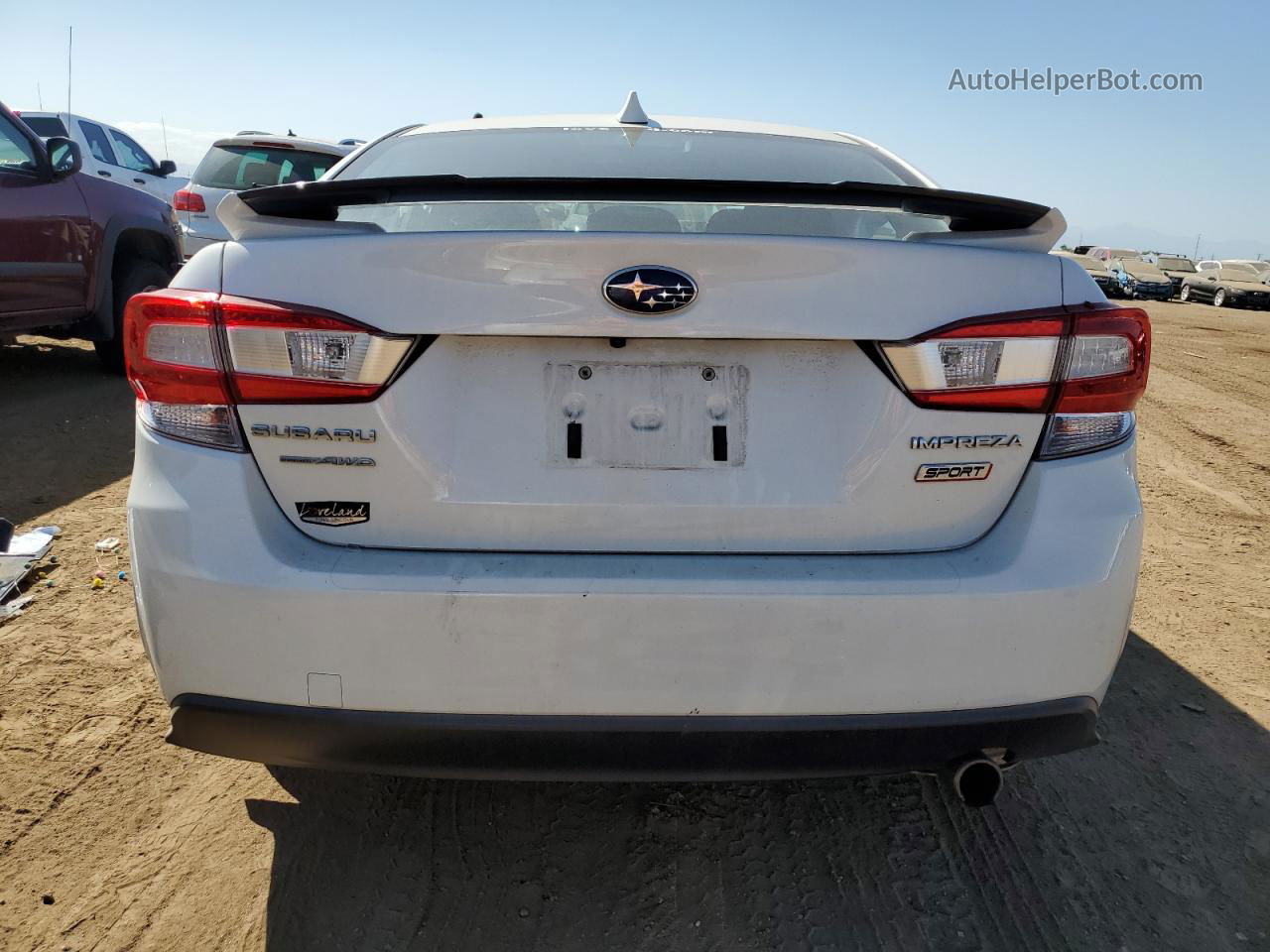 2018 Subaru Impreza Sport White vin: 4S3GKAK61J3609761