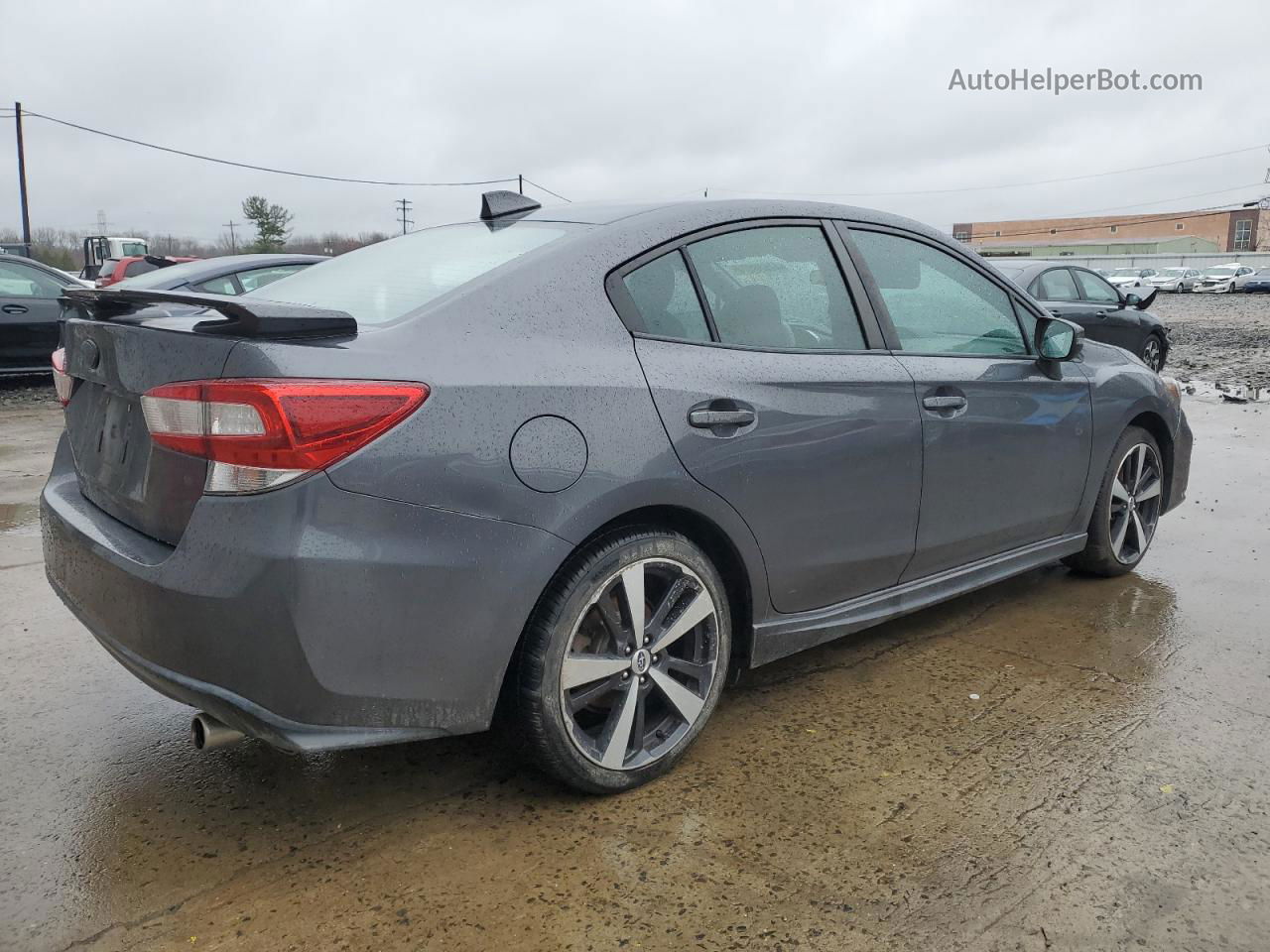 2018 Subaru Impreza Sport Gray vin: 4S3GKAK64J3614971