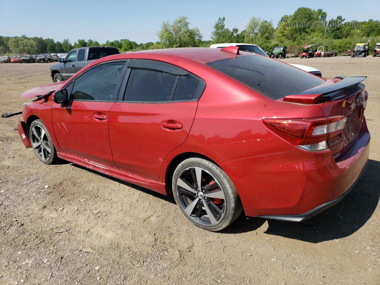 2018 Subaru Impreza Sport Red vin: 4S3GKAK65J1616532